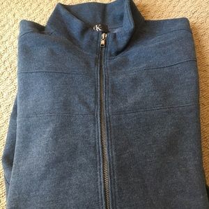 Men’s Calvin Klein zip sweater/sweatshirt